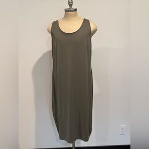 Bar III Khaki Sleeveless Top